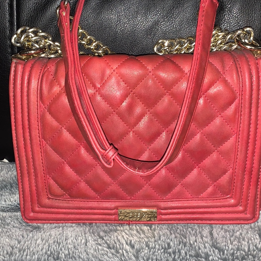 Women’s real leather BCBG shoulder handbag